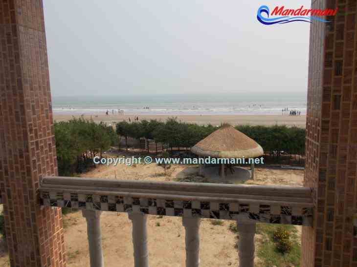 Monsoon Resort - From Balcony - Mandarmani
