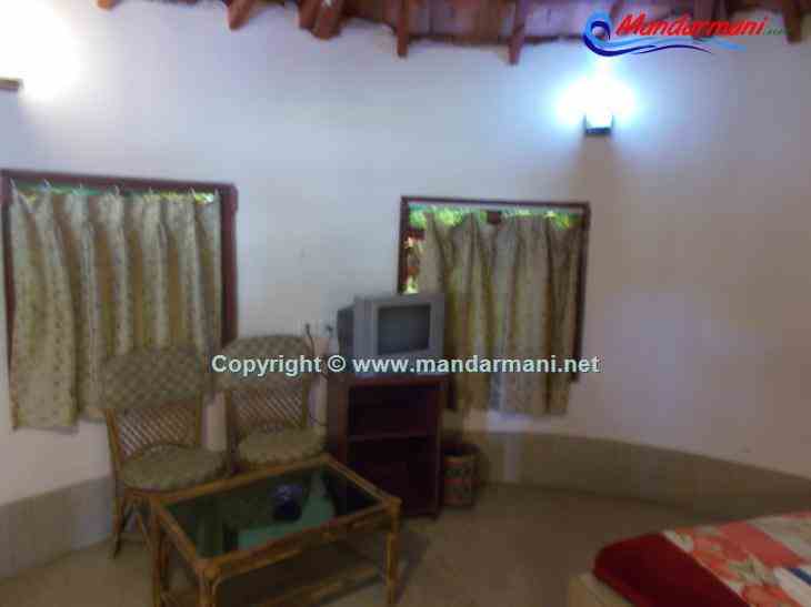 The Sana Beach Spa Resort - Bed Room Color Tv - Mandarmani