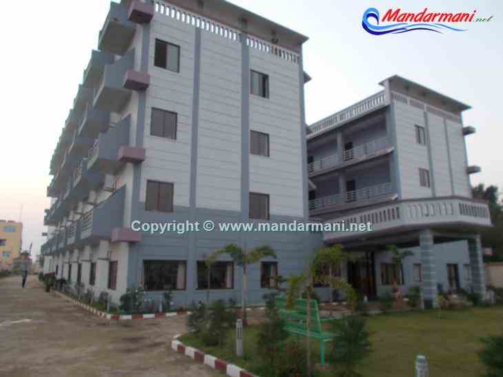 Hotel Nandini - Front Corner View - Mandarmani